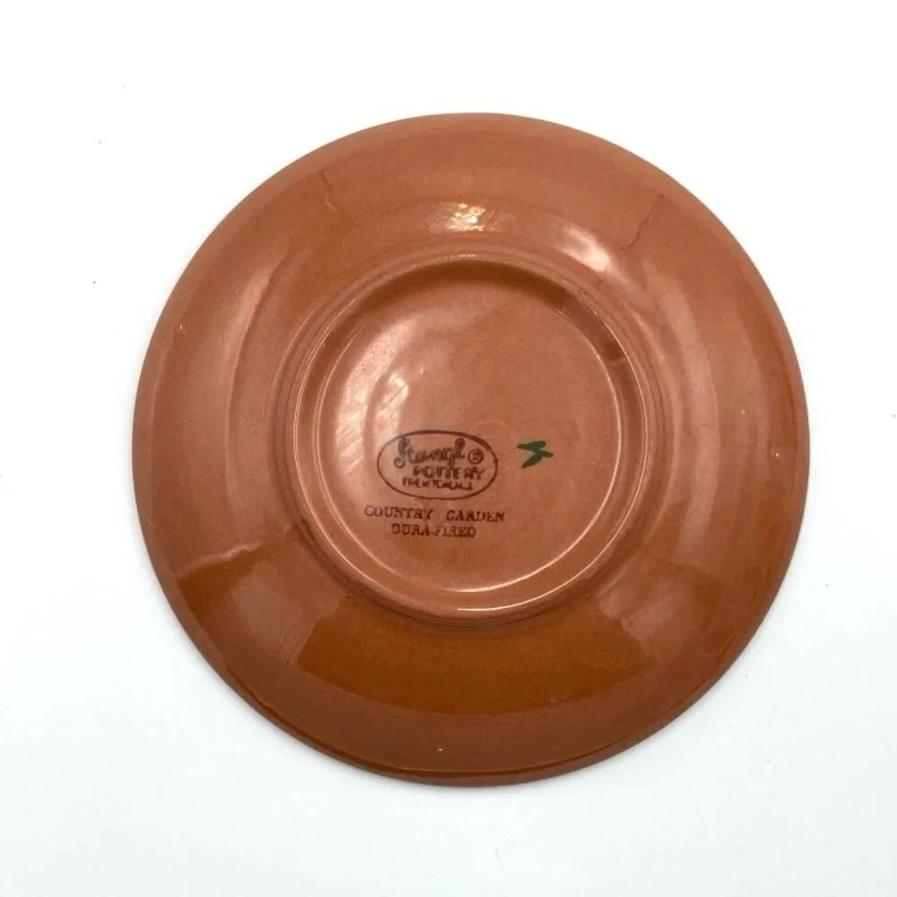 Vtg Stangl Pottery‎ Country Garden Cup & Saucer MCM USA